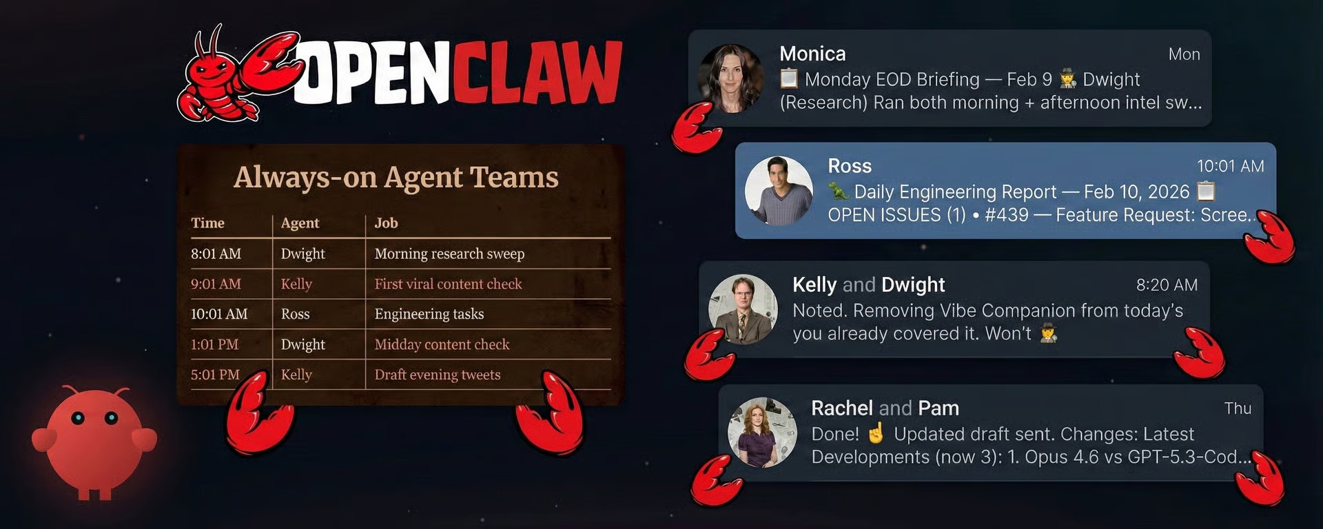 OpenClaw Always-on Agent Teams